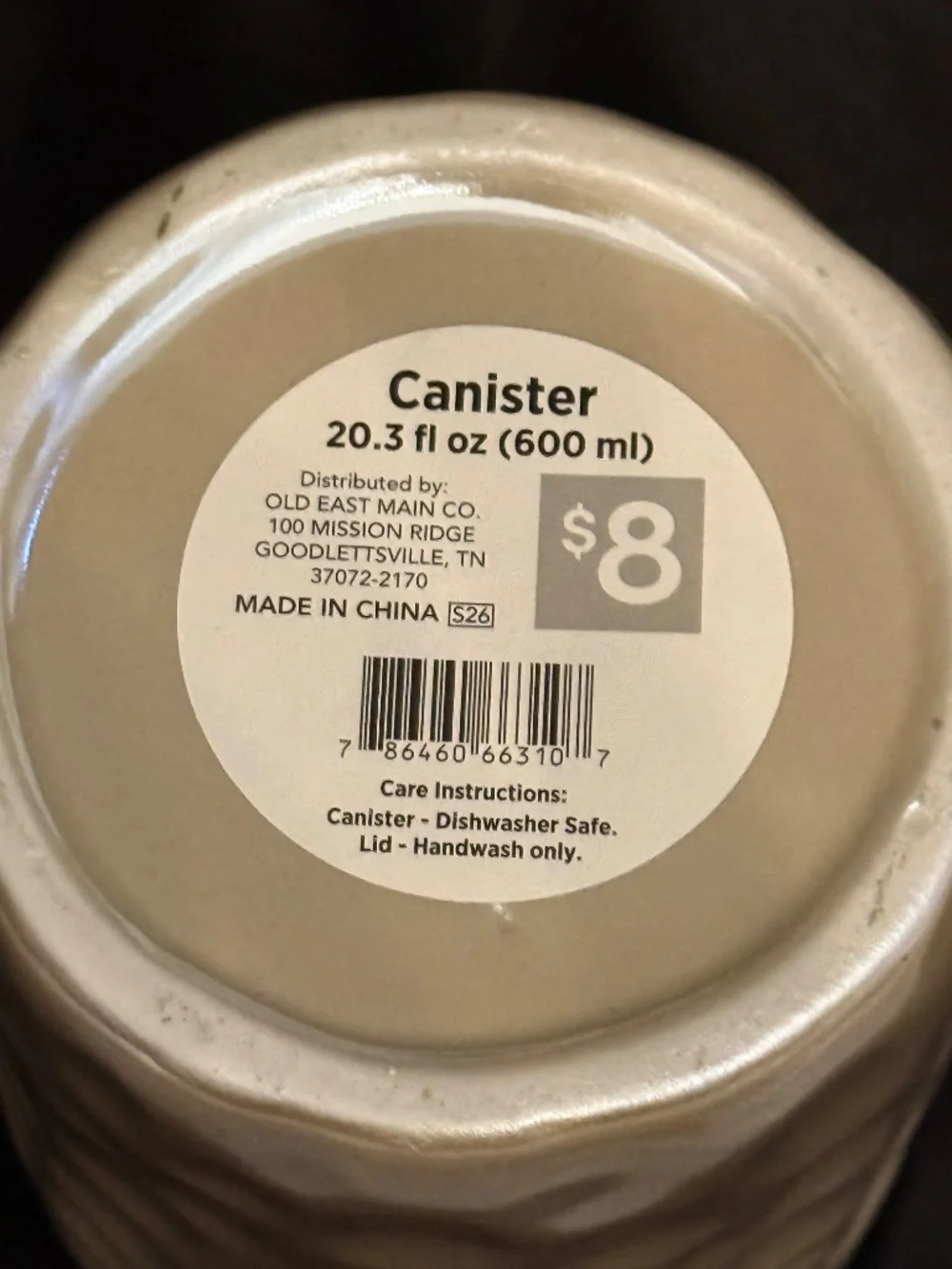 NEW BEAUTIFUL Ceramic Container Set (3)